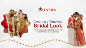Bridal styling inspired look showcased by Tatwa Image Management highlighting personal colour analysis workshop Bengaluru, image consultation in Bangalore, and personality development training.